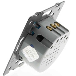 Moduł podwójny Livolo włącznika dotykowego impulsowego (dzwonkowy) detykowany dla centralek FIBARO (Wymaga żyły N)