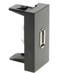 Moduł niskonapięciowy Livolo przelotowy USB czarny